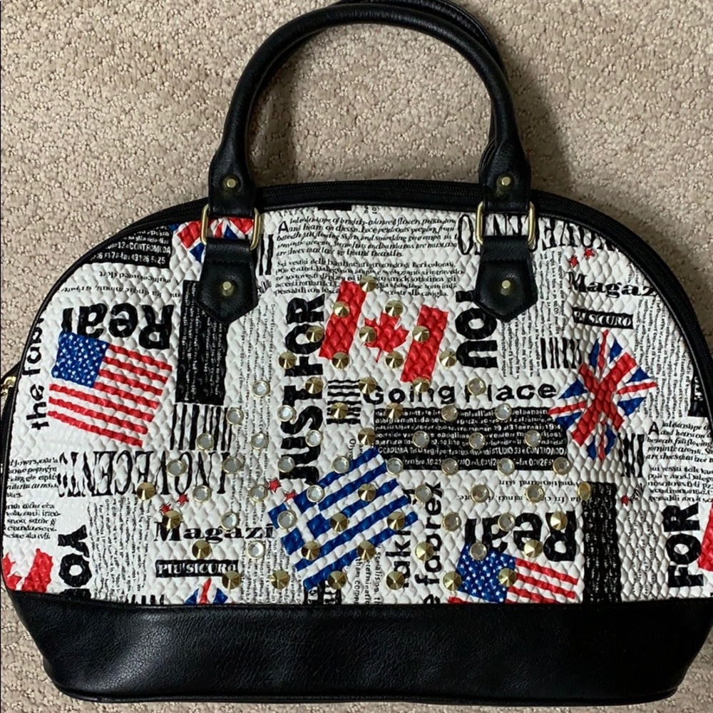 European studded bag